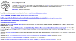 Desktop Screenshot of nackamiljo.se